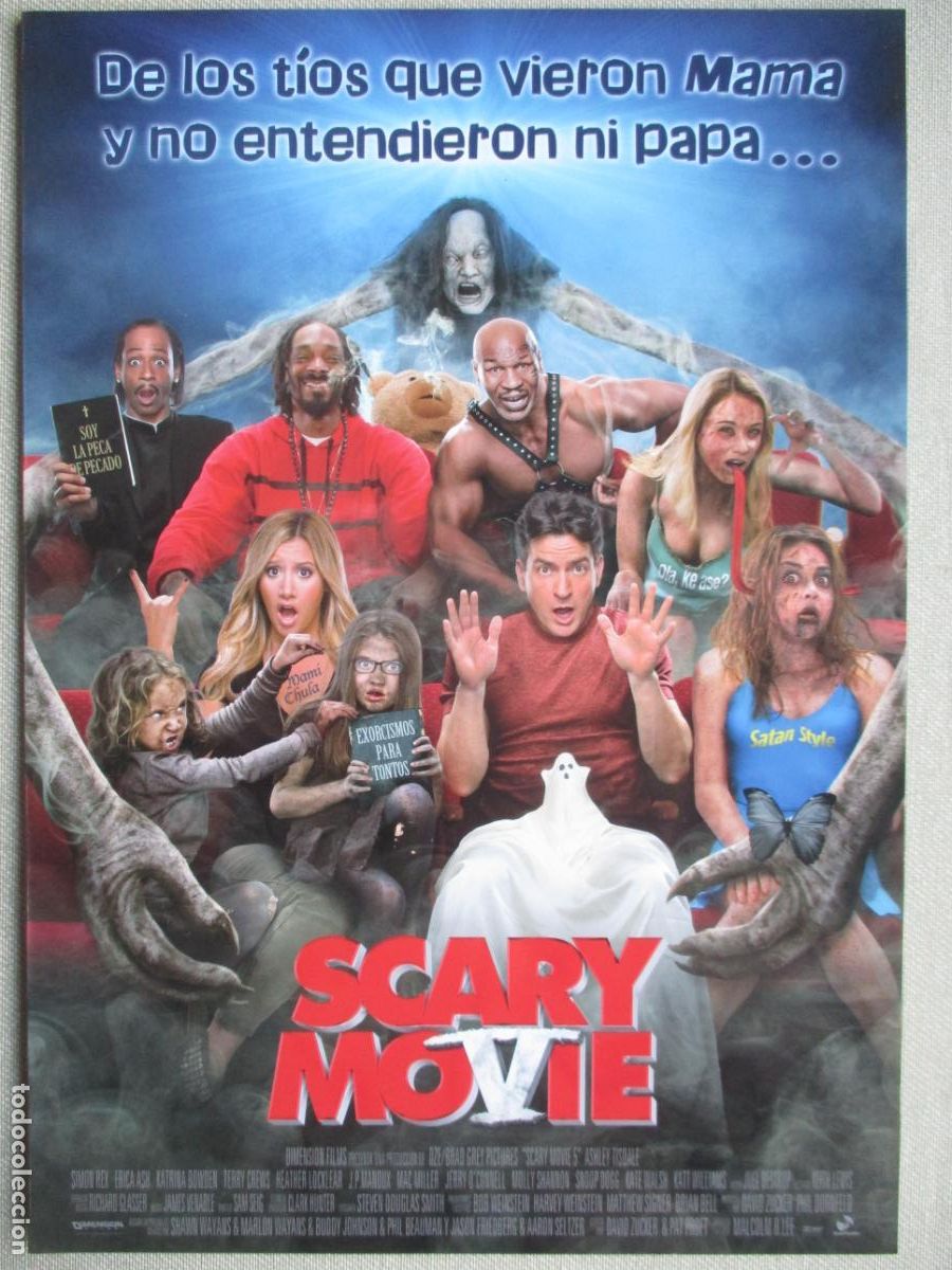 Cine: SCARY MOVIE V. GUIA ORIGINAL ESTRENO. PEDIDO MINIMO EN GUIAS 10 EUROS.