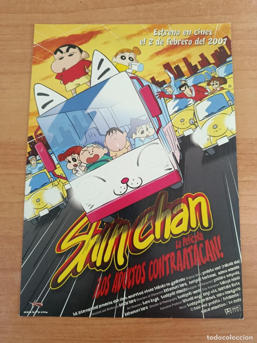 Cine: G34--GUIA DE LA PELICULA ---SHIN CHAN &iexcl; LOS ADULTOS CONTRAATANCAN!