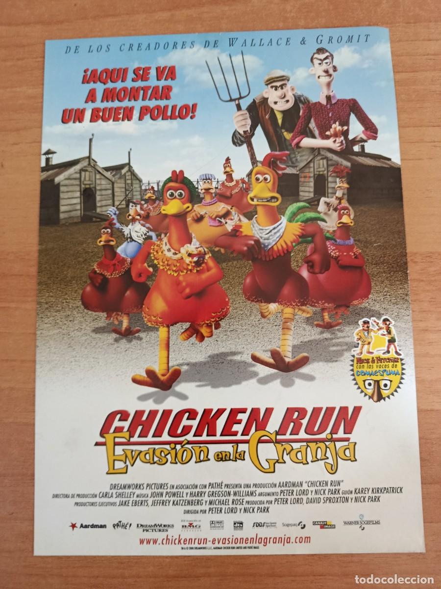 Cine: G34--GUIA DE LA PELICULA --- CHIKEN RUN EVASION EN LA GRANJA