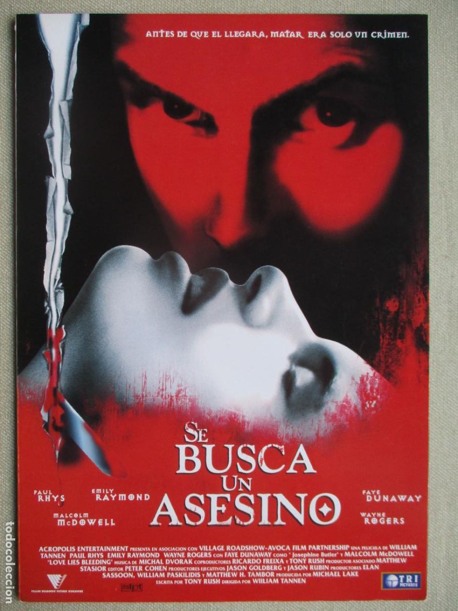 Cine: SE BUSCA UN ASESINO. GUIA ORIGINAL ESTRENO. PEDIDO MINIMO EN GUIAS 10 EUROS.