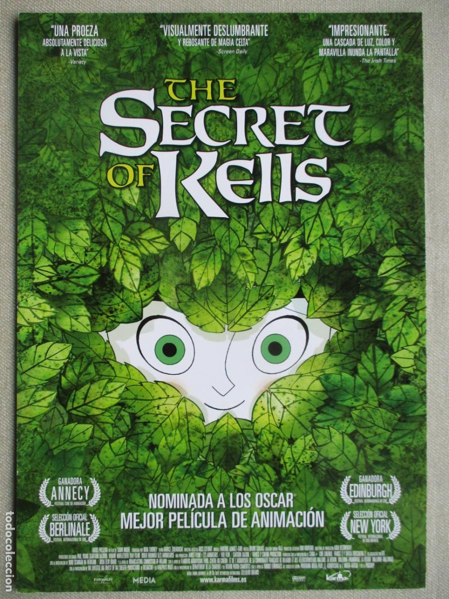 Cine: THE SECRET OF KELLS. GUIA ORIGINAL ESTRENO. PEDIDO MINIMO EN GUIAS 10 EUROS.