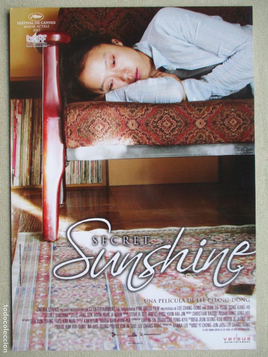 Cine: SECRET SUNSHINE. GUIA ORIGINAL ESTRENO. PEDIDO MINIMO EN GUIAS 10 EUROS.