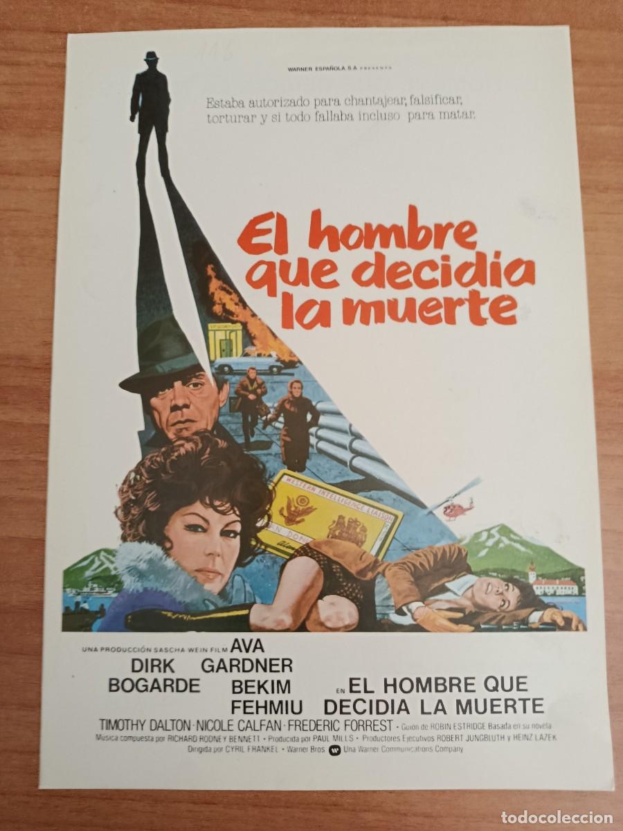 Cine: G34--GUIA DE LA PELICULA ---EL HOMBRE QUE DECIDIA LA MUERTE