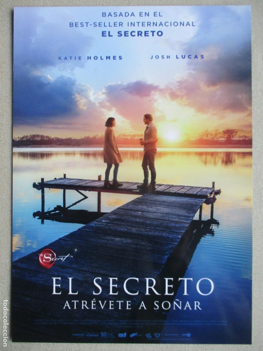 Cine: EL SECRETO. ATREVETE A SO&Ntilde;AR. GUIA ORIGINAL ESTRENO. PEDIDO MINIMO EN GUIAS 10 EUROS.