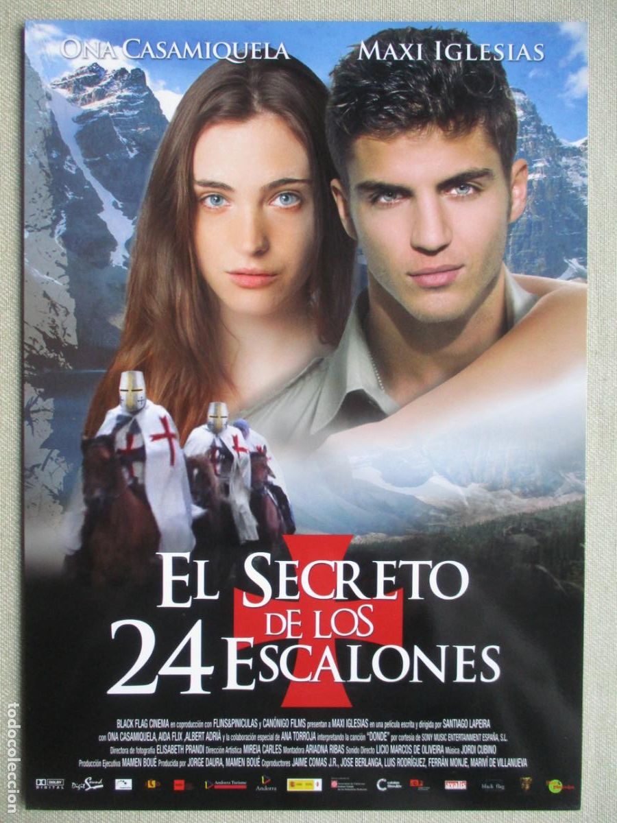 Cine: EL SECRETO DE LOS 24 ESCALONES. GUIA ORIGINAL ESTRENO. PEDIDO MINIMO EN GUIAS 10 EUROS.