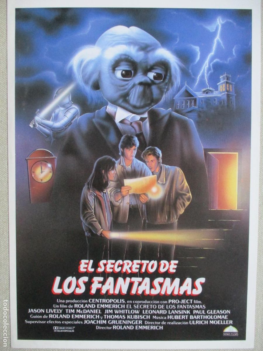 Cine: EL SECRETO DE LOS FANTASMAS. GUIA ORIGINAL ESTRENO. PEDIDO MINIMO EN GUIAS 10 EUROS.