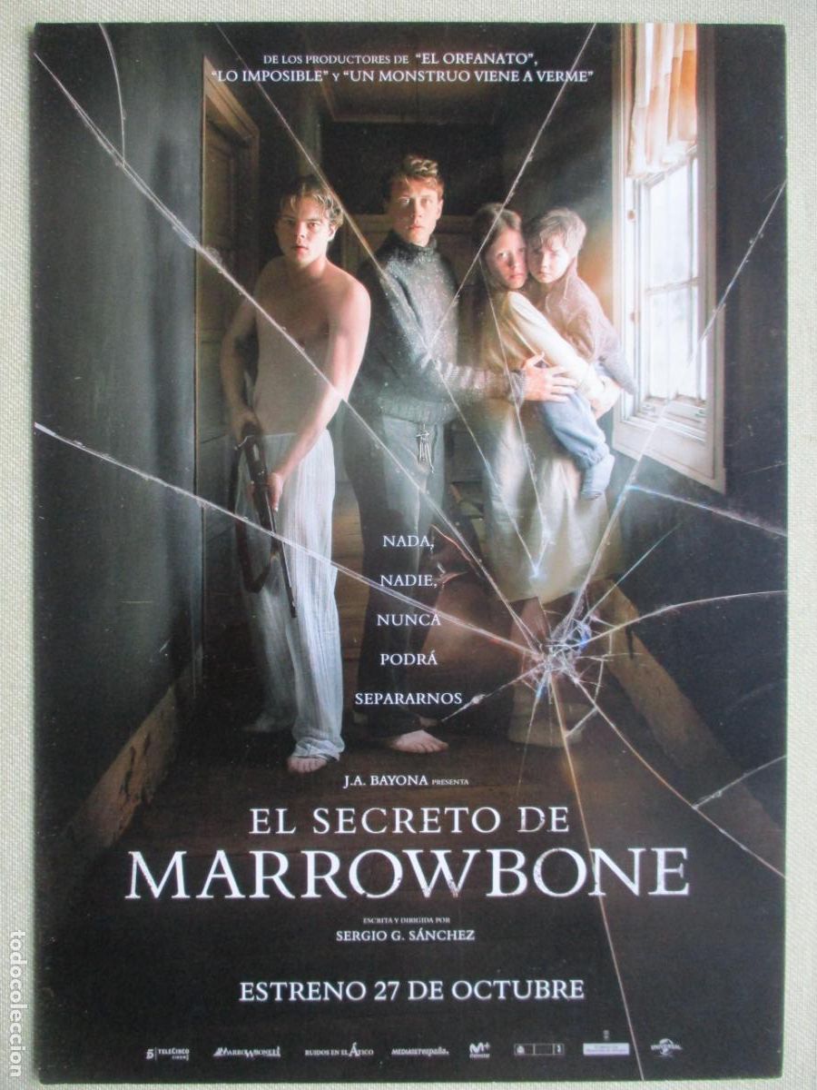 Cine: EL SECRETO DE MARROWBONE. GUIA ORIGINAL ESTRENO. PEDIDO MINIMO EN GUIAS 10 EUROS.