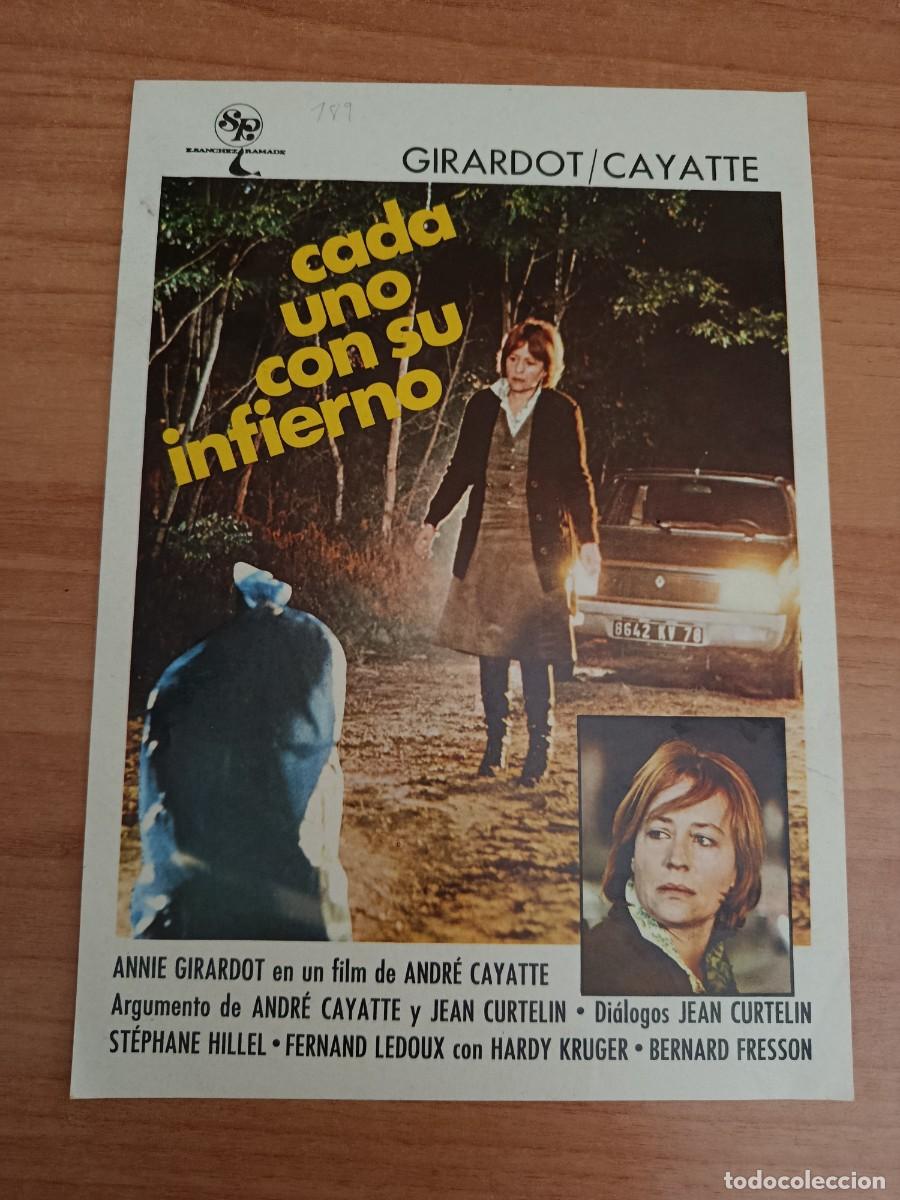 Cine: G34--GUIA DE LA PELICULA --- CADA UNO CON SU INFIERNO