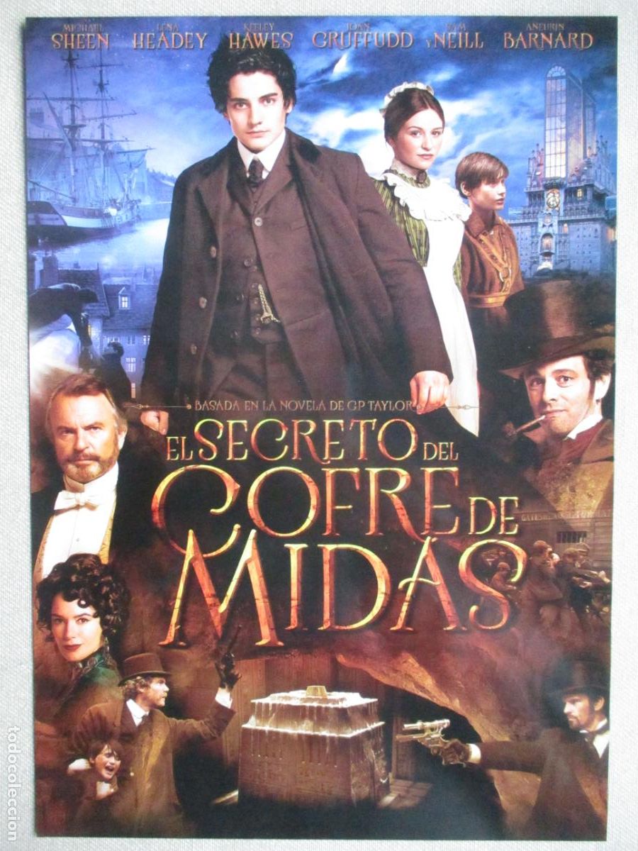 Cine: EL SECRETO DEL COFRE DE MIDAS. GUIA ORIGINAL ESTRENO. PEDIDO MINIMO EN GUIAS 10 EUROS.