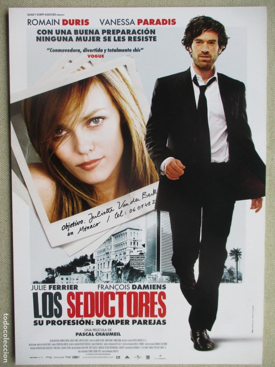 Cine: LOS SEDUCTORES. GUIA ORIGINAL ESTRENO. PEDIDO MINIMO EN GUIAS 10 EUROS.