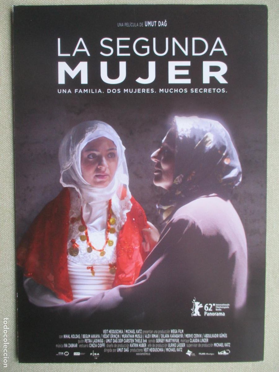 Cine: LA SEGUNDA MUJER. GUIA ORIGINAL ESTRENO. PEDIDO MINIMO EN GUIAS 10 EUROS.