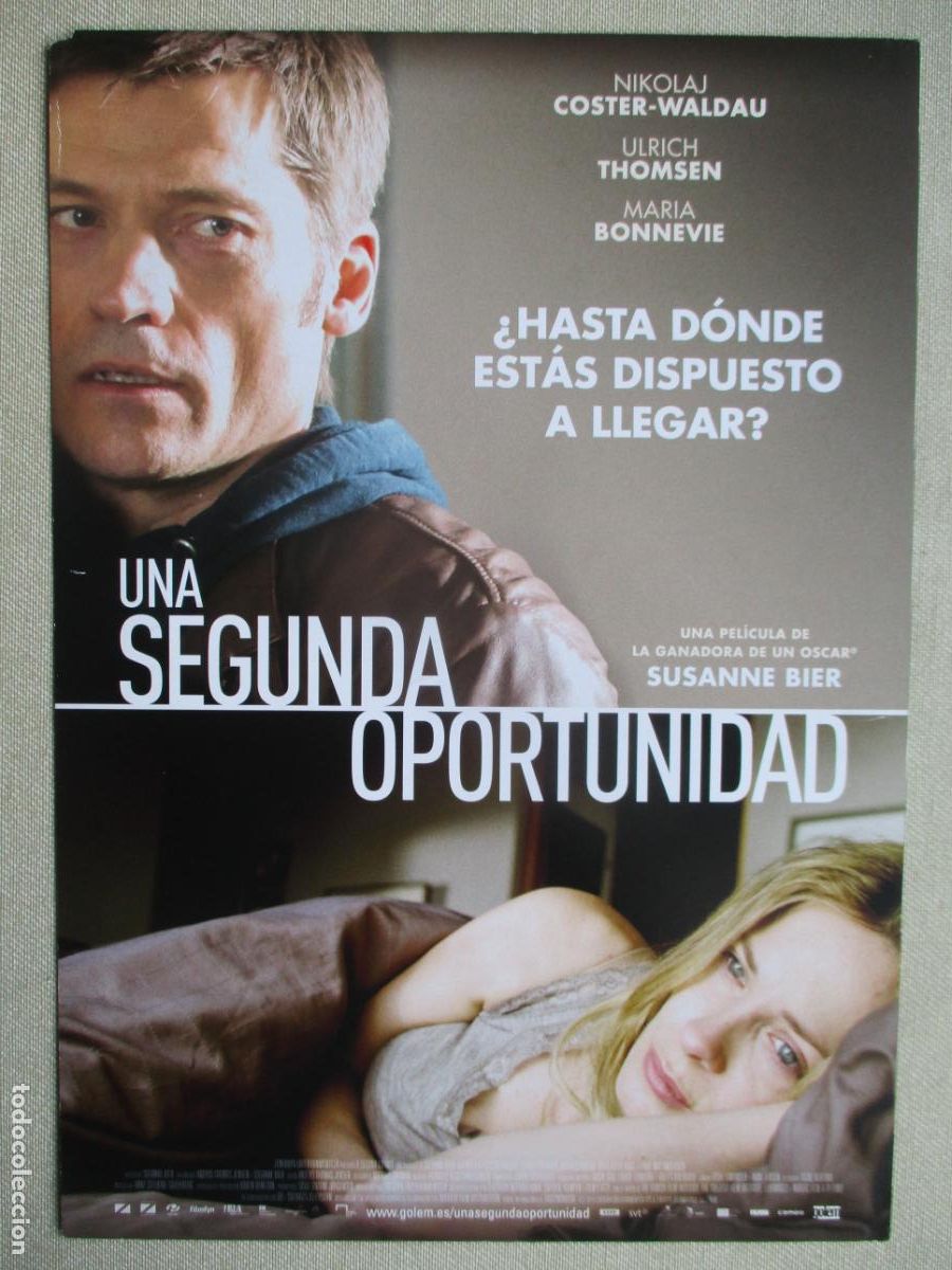 Cine: UNA SEGUNDA OPORTUNIDAD. GUIA ORIGINAL ESTRENO. PEDIDO MINIMO EN GUIAS 10 EUROS.