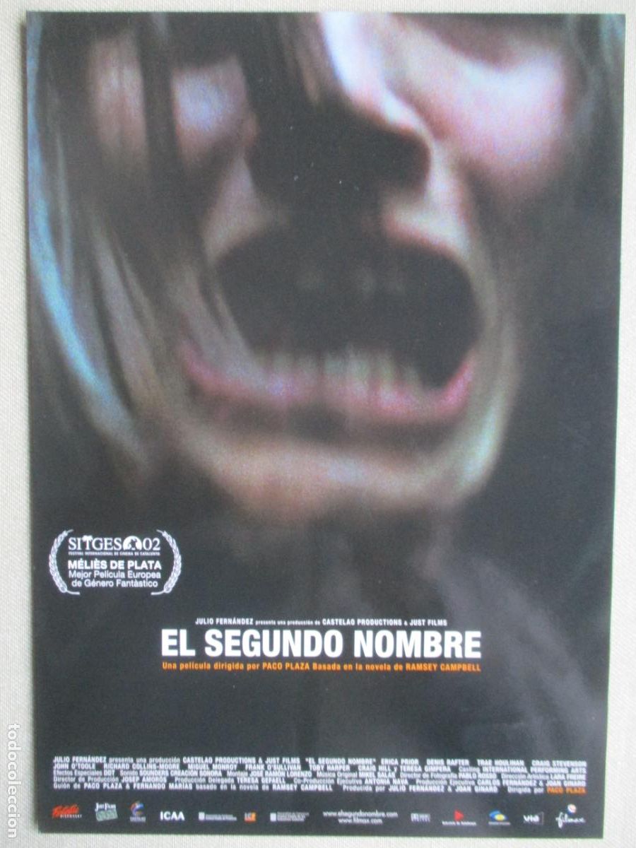 Cine: EL SEGUNDO NOMBRE. GUIA ORIGINAL ESTRENO. PEDIDO MINIMO EN GUIAS 10 EUROS.