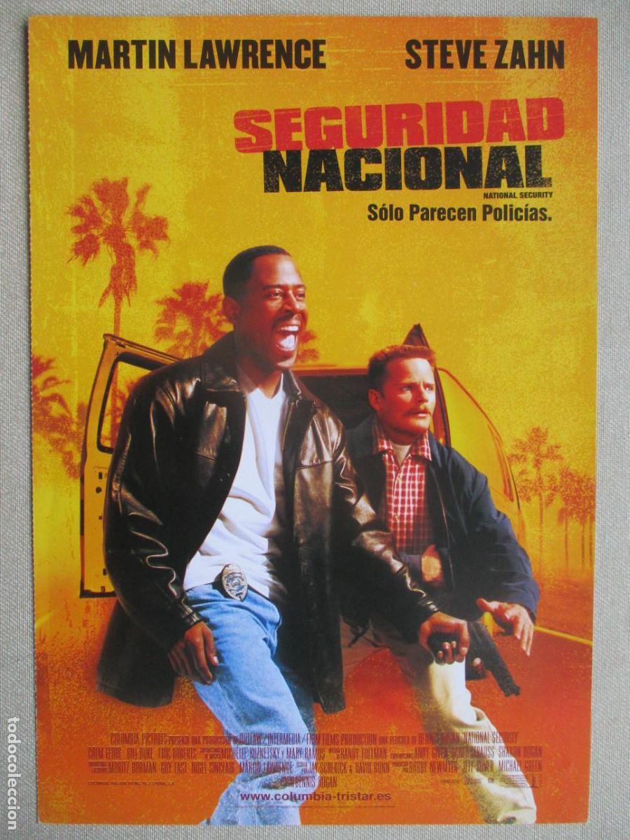 Cine: SEGURIDAD NACIONAL. GUIA ORIGINAL ESTRENO. PEDIDO MINIMO EN GUIAS 10 EUROS.