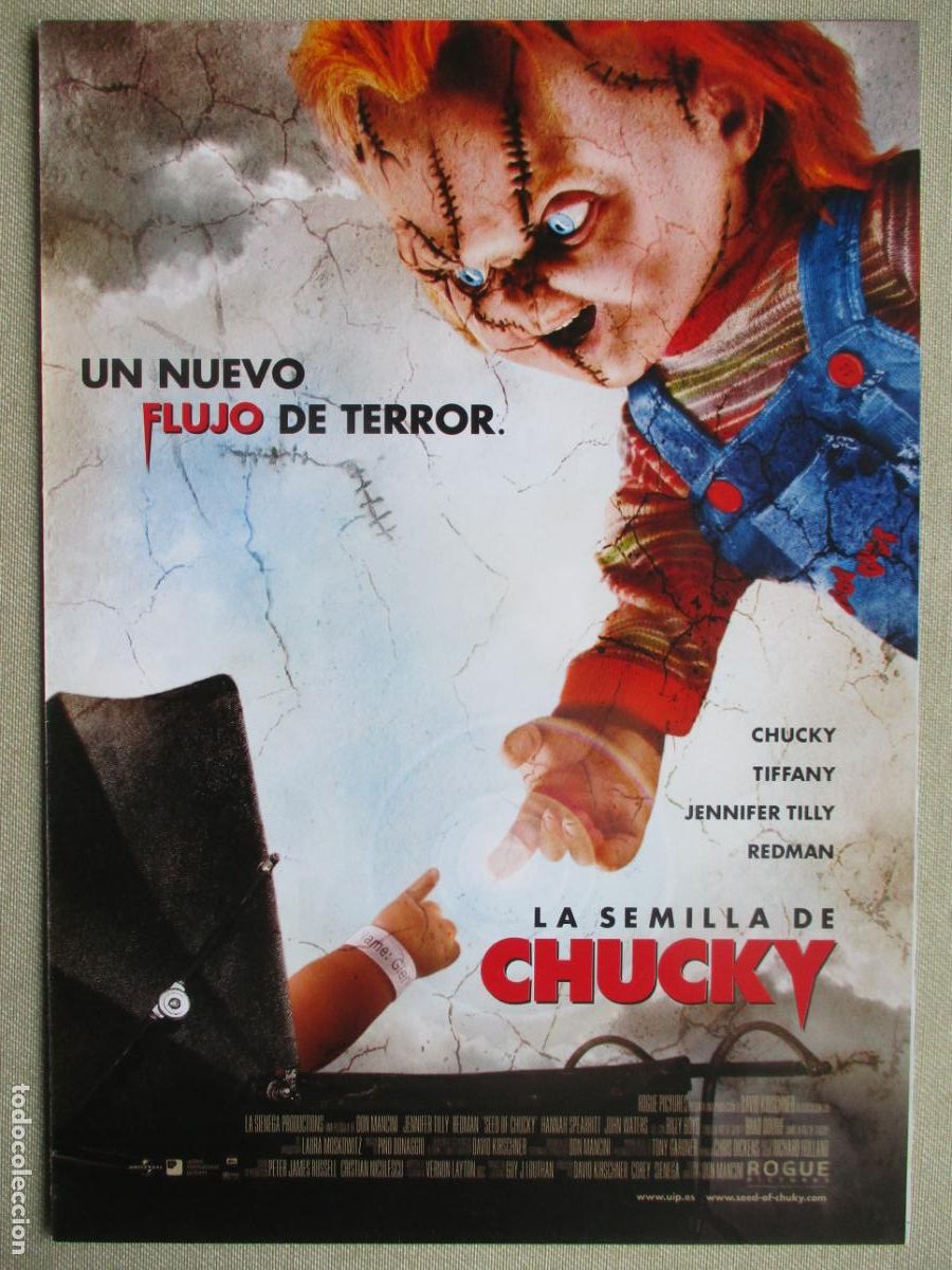 Cine: LA SEMILLA DE CHUCKY. GUIA ORIGINAL ESTRENO. PEDIDO MINIMO EN GUIAS 10 EUROS.
