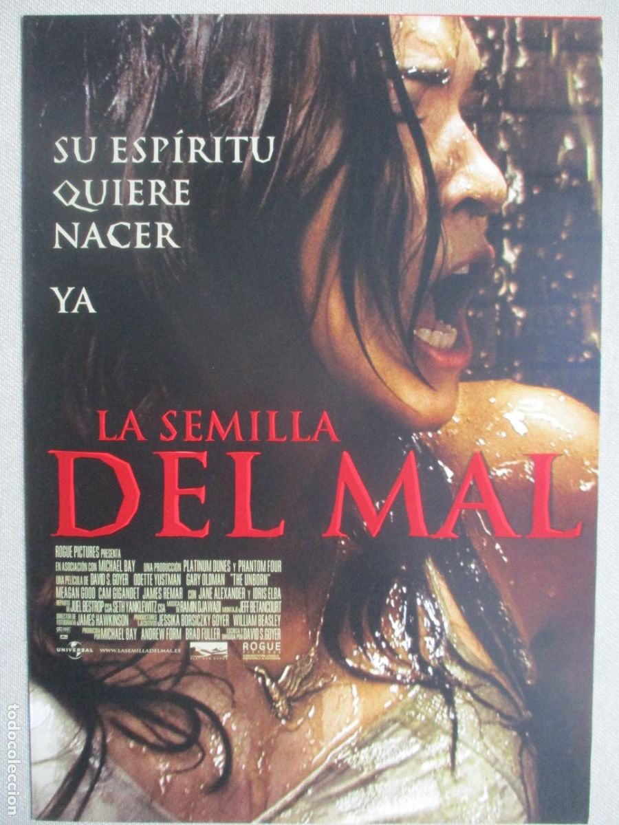 Cine: LA SEMILLA DEL MAL. GUIA ORIGINAL ESTRENO. PEDIDO MINIMO EN GUIAS 10 EUROS.