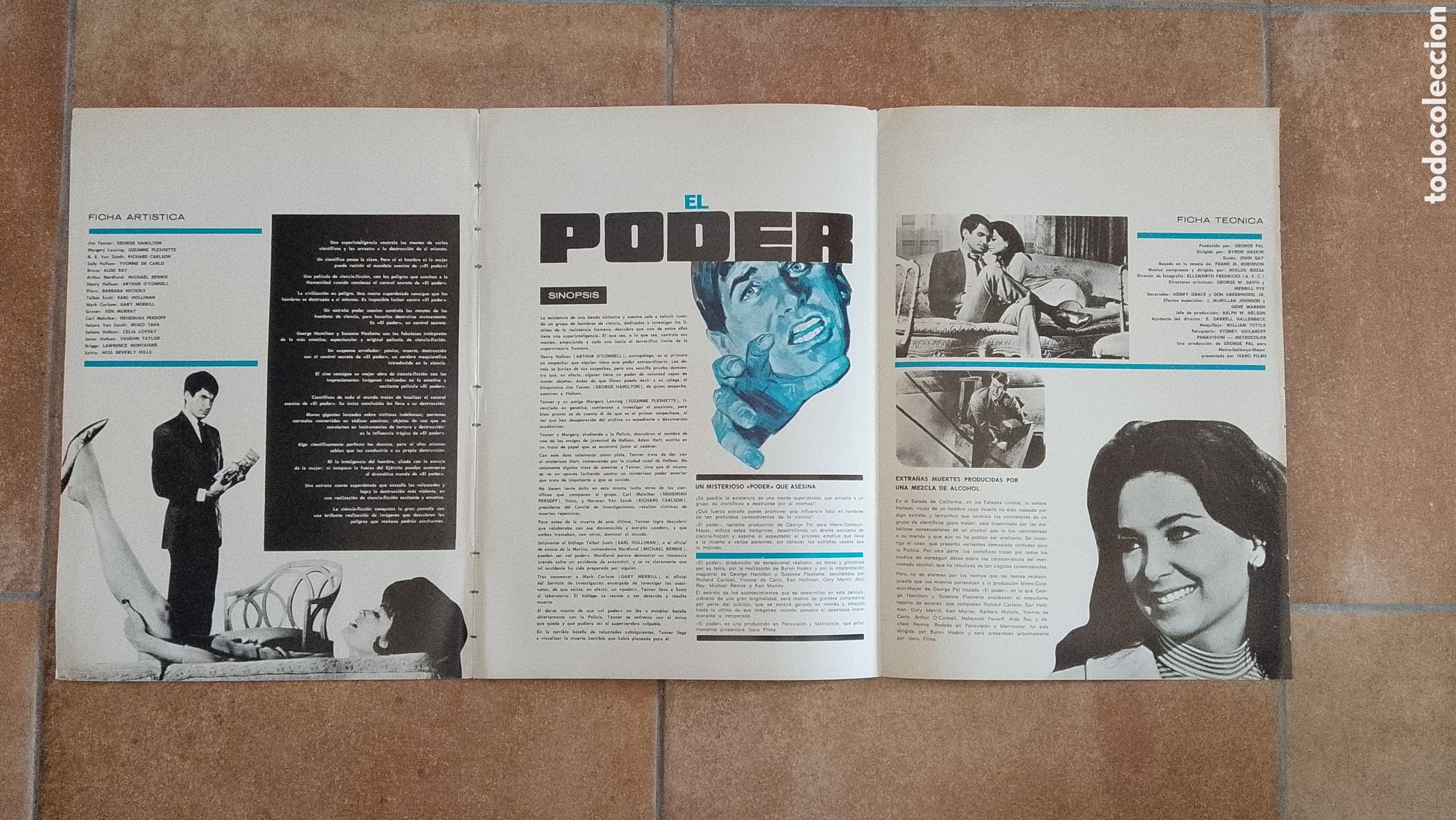 Cine: EL PODER GEORGE HAMILTON GUIA DE CINE ORIGINAL CA84 - Foto 3