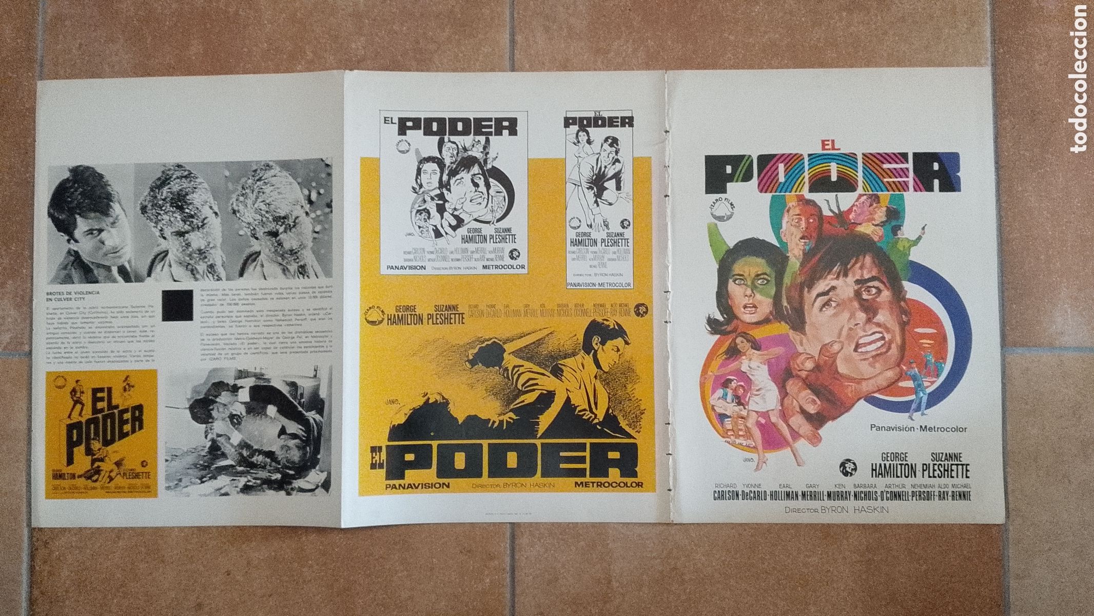 Cine: EL PODER GEORGE HAMILTON GUIA DE CINE ORIGINAL CA84 - Foto 4