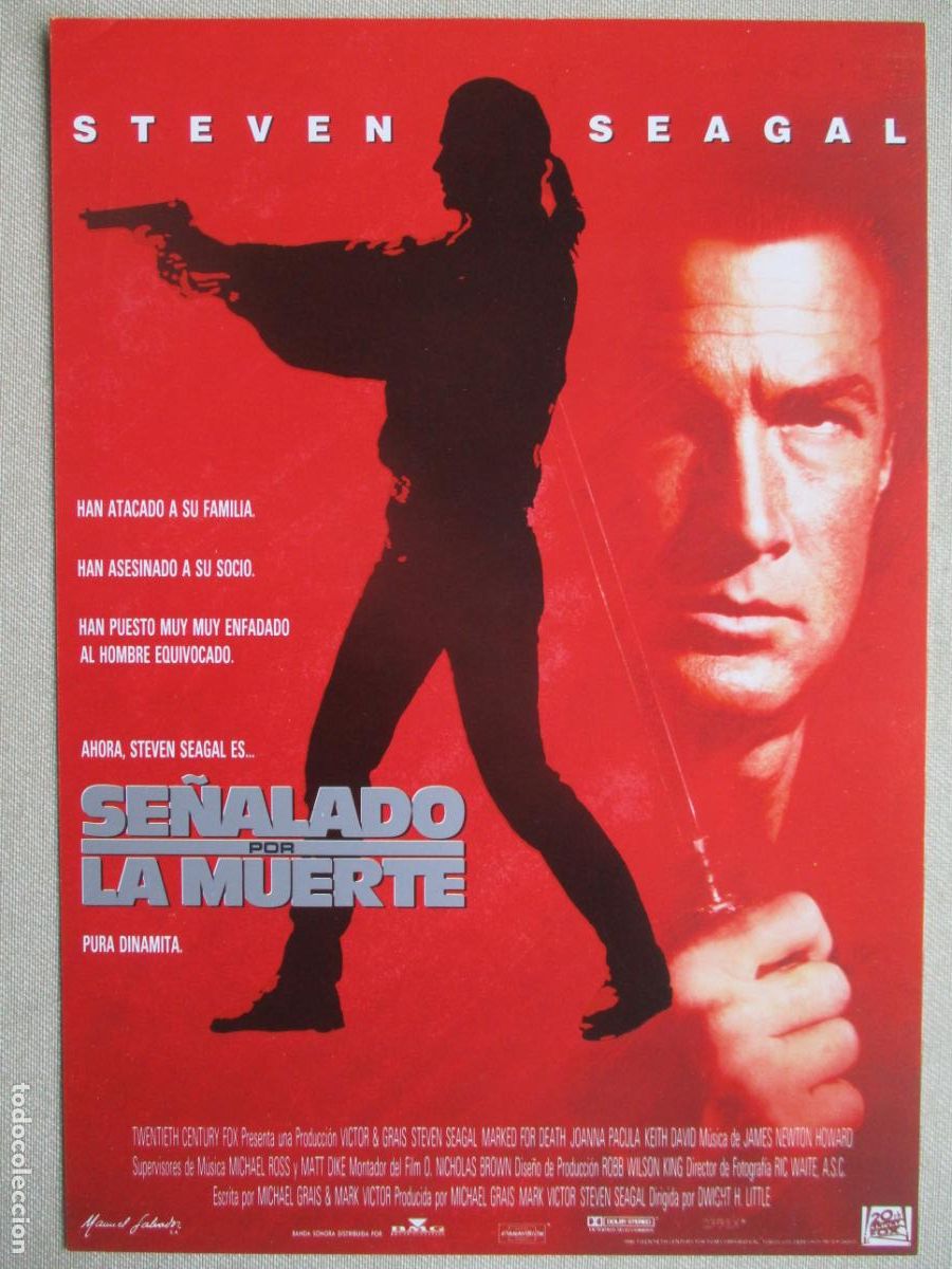 Cine: SE&Ntilde;ALADO POR LA MUERTE. GUIA ORIGINAL ESTRENO. PEDIDO MINIMO EN GUIAS 10 EUROS.