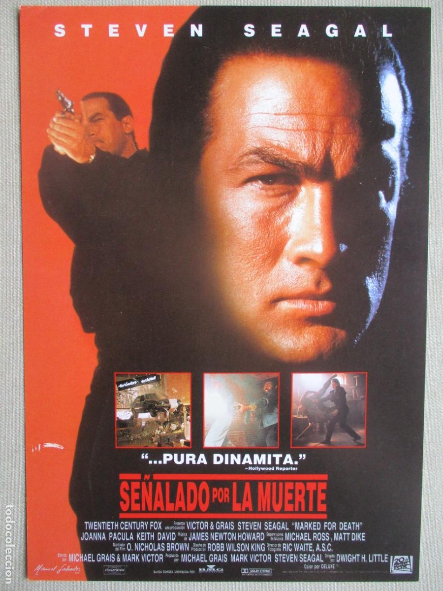Cine: SE&Ntilde;ALADO POR LA MUERTE. GUIA ORIGINAL ESTRENO. PEDIDO MINIMO EN GUIAS 10 EUROS.