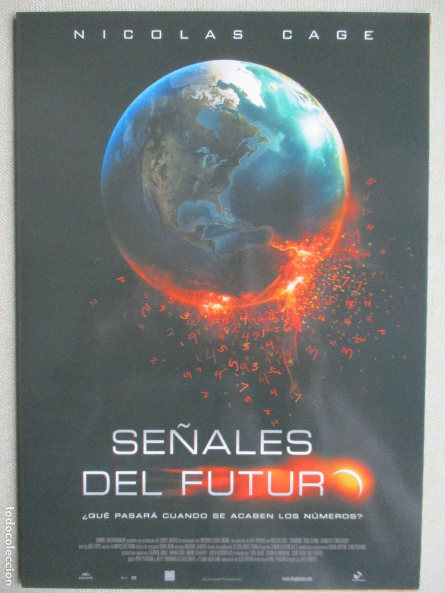 Cine: SE&Ntilde;ALES DEL FUTURO. GUIA ORIGINAL ESTRENO. PEDIDO MINIMO EN GUIAS 10 EUROS.