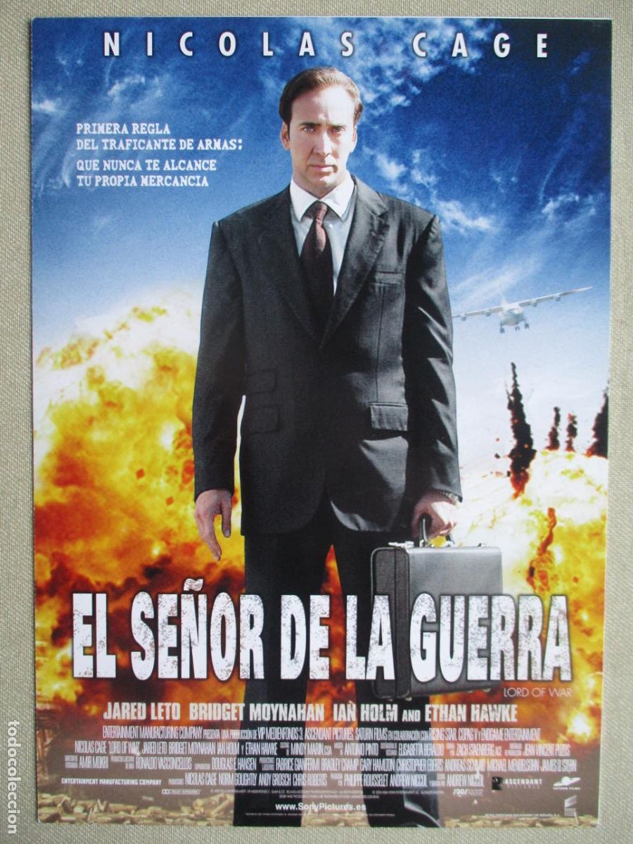 Cine: EL SE&Ntilde;OR DE LA GUERRA. GUIA ORIGINAL ESTRENO. PEDIDO MINIMO EN GUIAS 10 EUROS.