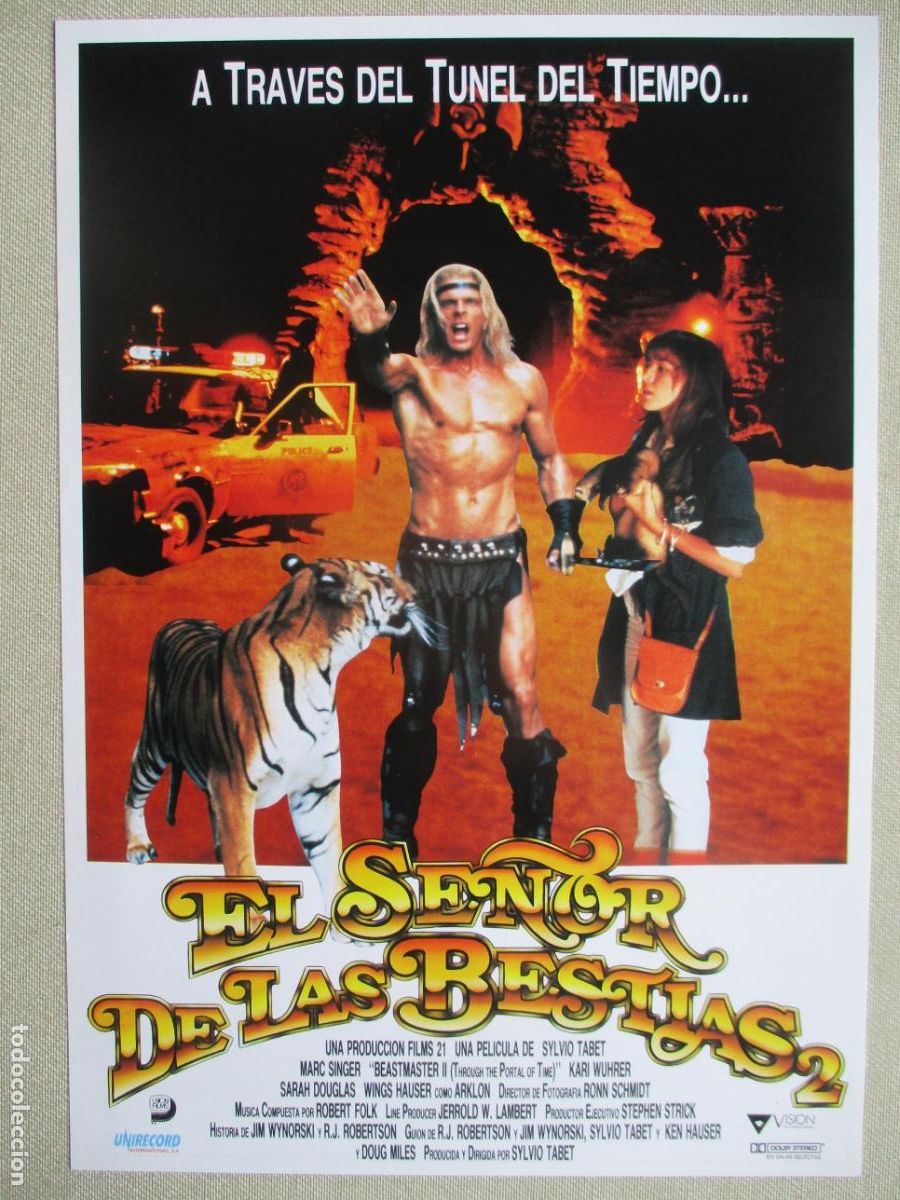 Cine: EL SE&Ntilde;OR DE LAS BESTIAS 2. GUIA ORIGINAL ESTRENO. PEDIDO MINIMO EN GUIAS 10 EUROS.