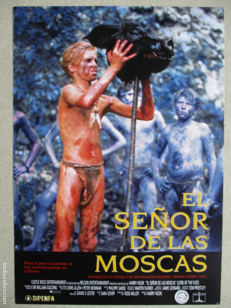 Cine: EL SE&Ntilde;OR DE LAS MOSCAS. GUIA ORIGINAL ESTRENO. PEDIDO MINIMO EN GUIAS 10 EUROS.