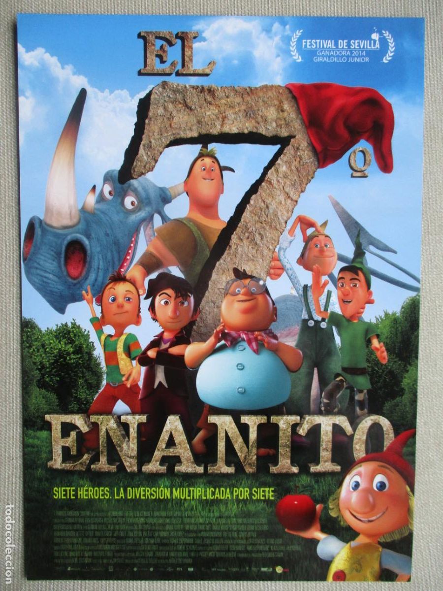 Cine: EL 7&ordm; ENANITO. GUIA ORIGINAL ESTRENO. PEDIDO MINIMO EN GUIAS 10 EUROS.