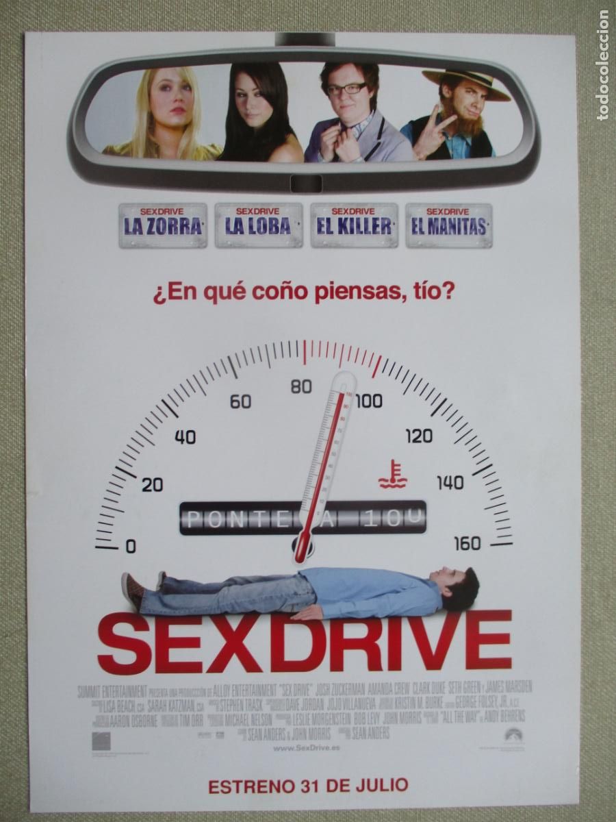 Cine: SEXDRIVE. GUIA ORIGINAL ESTRENO. PEDIDO MINIMO EN GUIAS 10 EUROS.