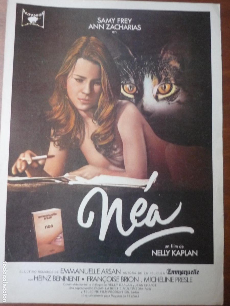 Cine: nea - guia publicitaria original - ann zacarias micheline presle sami frey emmanuelle arsan