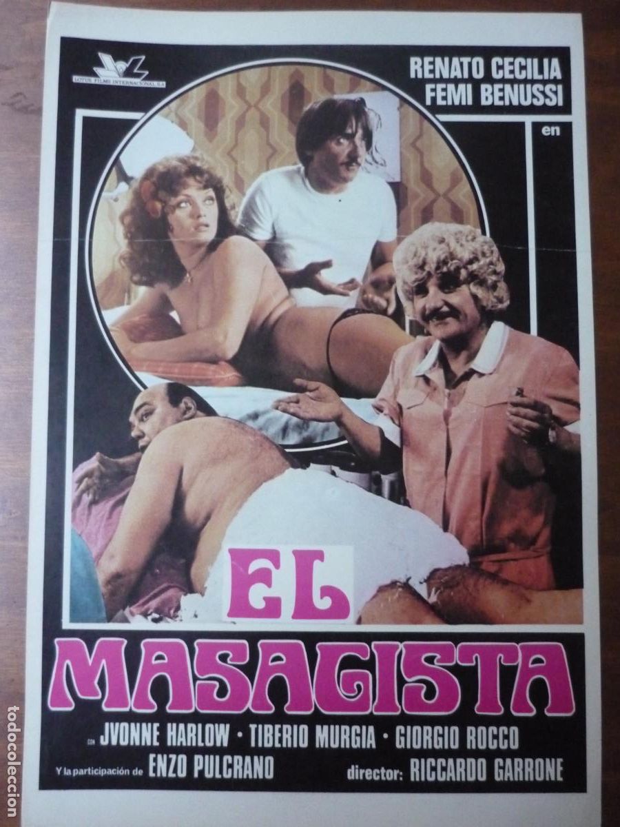Cine: el masajista - guia publicitaria original - femi benussi renato cecilia La commessa