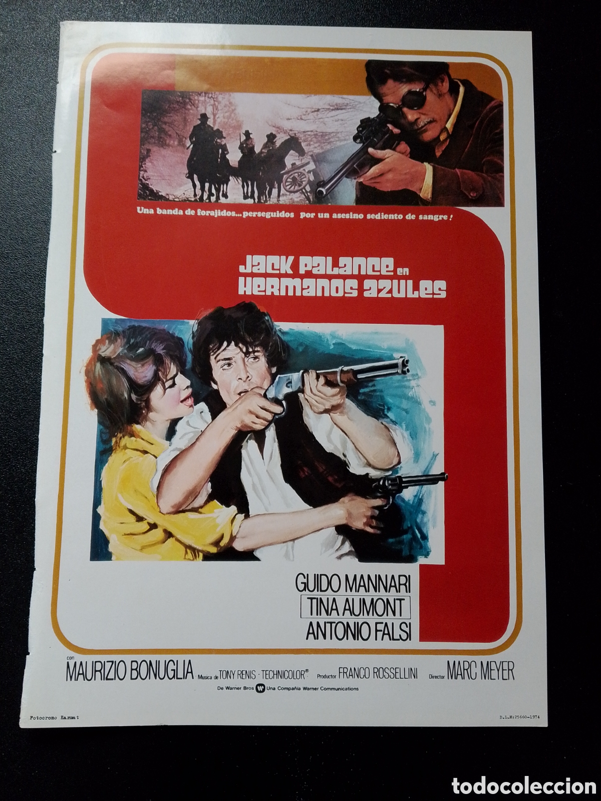 Cine: HERMANOS AZULES JACK PALANCE GUIA DE CINE ORIGINAL CA83