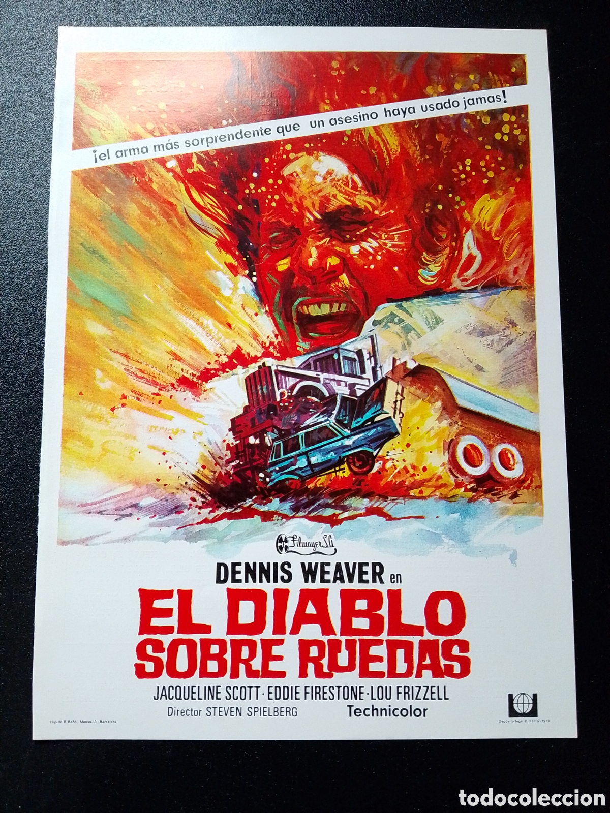 Cine: EL DIABLO SOBRE RUEDAS DENNIS WEAVER GUIA DE CINE ORIGINAL CA83