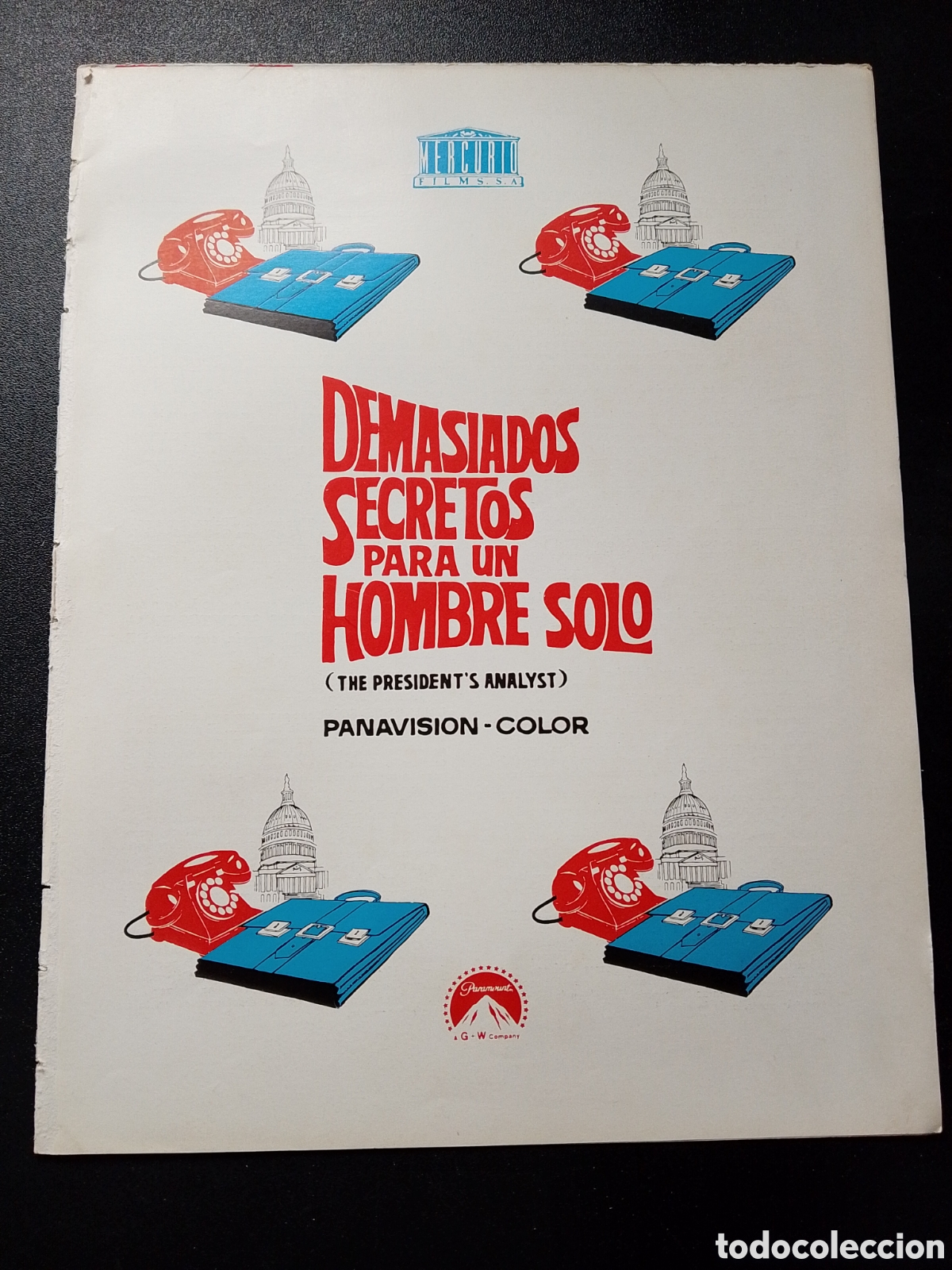 Cine: DEMASIADOS SECRETOS PARA UN HOMBRE SOLO JAMES COBURN GUIA DE CINE ORIGINAL CA84
