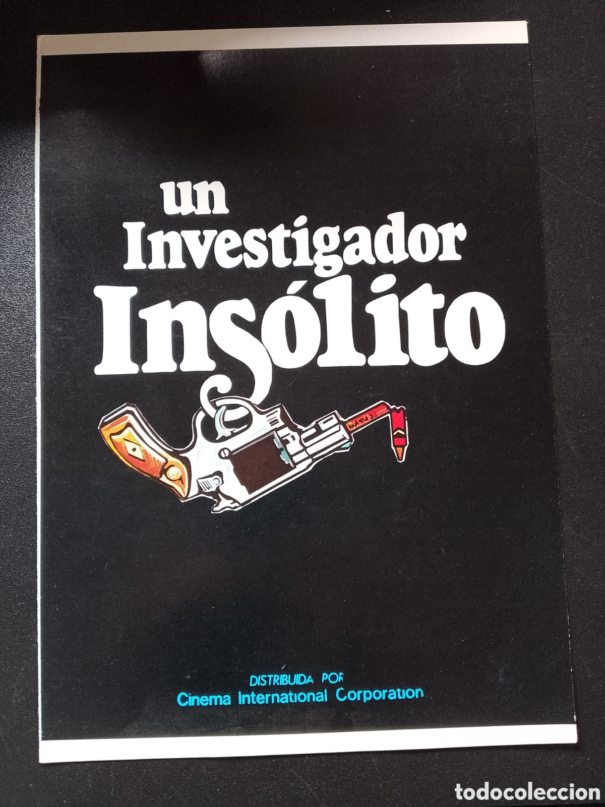 Cine: Un investigador ins&oacute;lito - Richard Dreyfuss, Susan Anspach, john lightow GUIA DE CINE ORIGINAL CA85