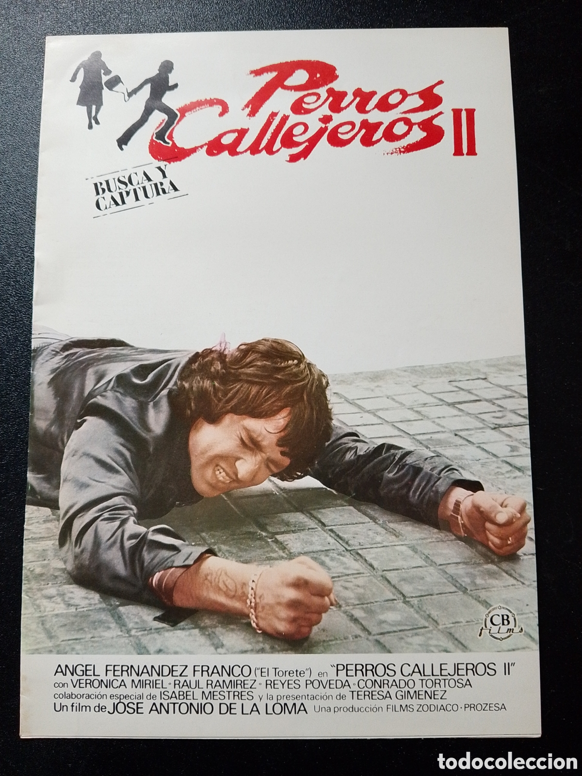 Cine: PERROS CALLEJEROS II ANGEL FERNANDEZ FRANCO GUIA DE CINE ORIGINAL CA85