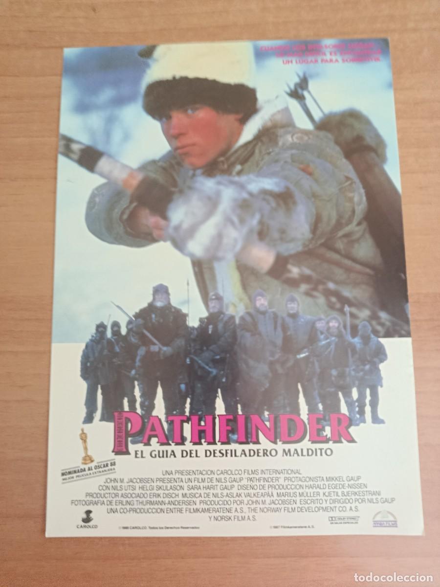 Cine: G34-GUIA DE LA PELICULA --PATHFINDER EL GUIA DEL DESFILADERO MALDITO