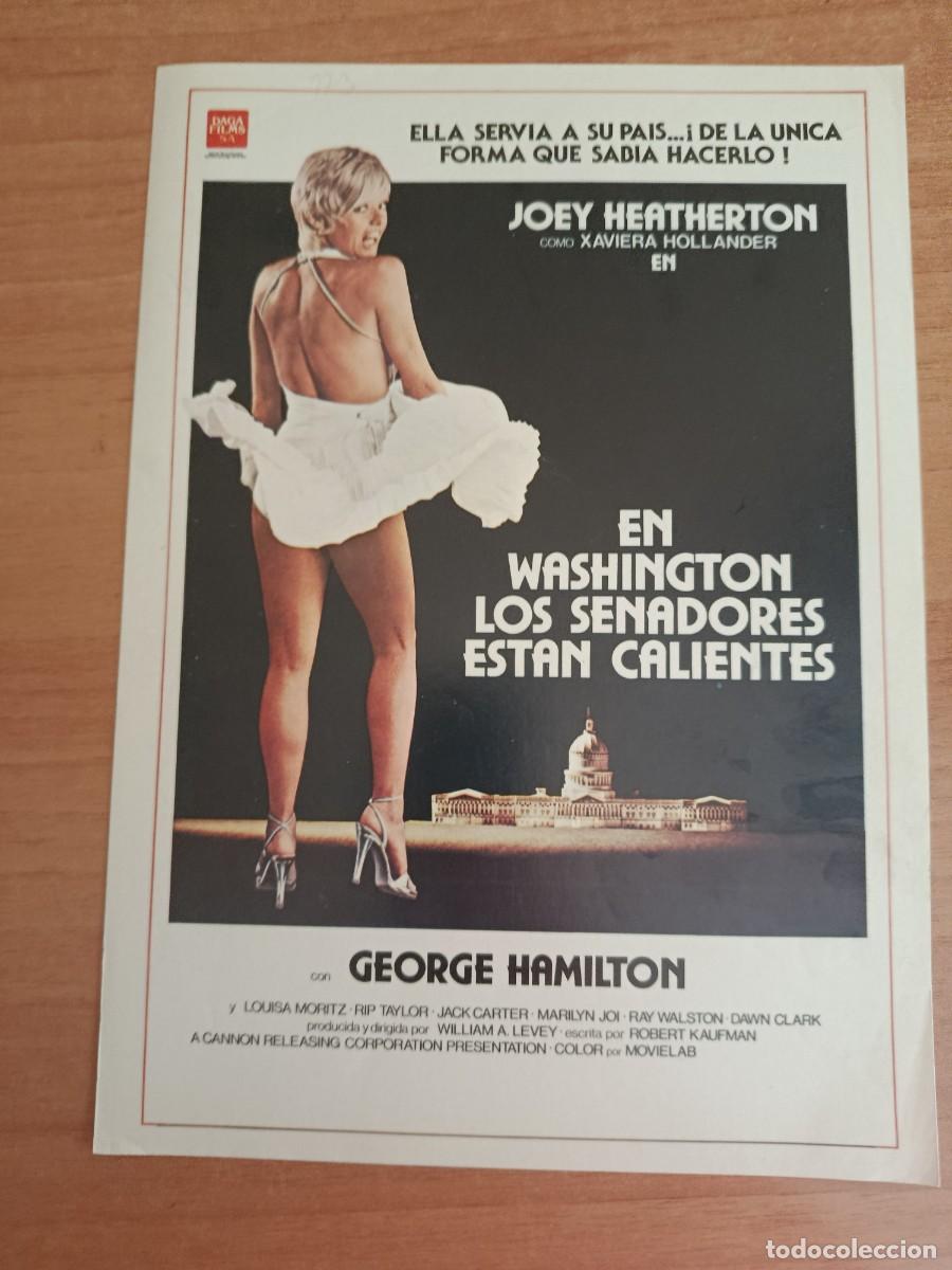 Cine: G34-GUIA DE LA PELICULA --EN WASHINGTON LOS SENADORES ESTAN CALIENTES