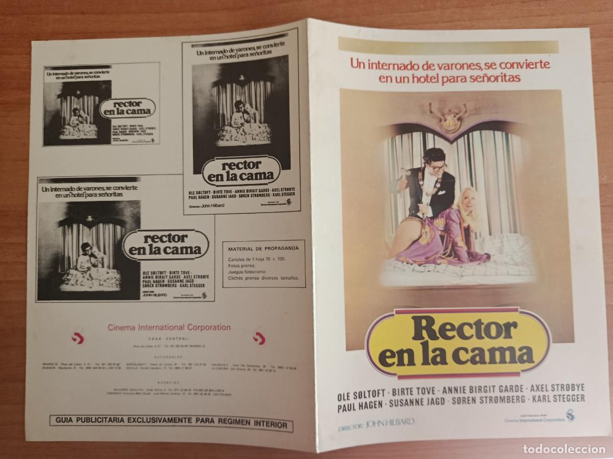 Cine: G34-GUIA DE LA PELICULA --RECTOR EN LA CAMA