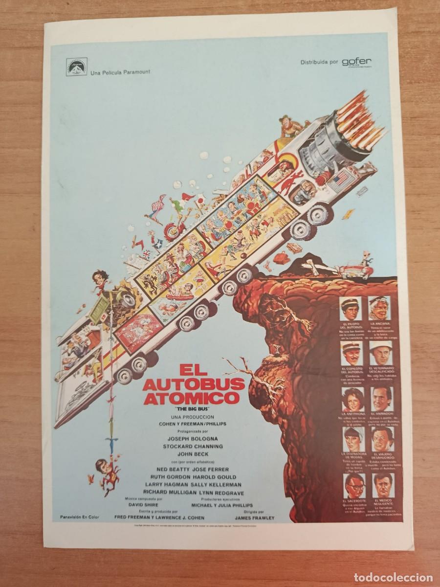 Cine: G34-GUIA DE LA PELICULA --EL AUTOBUS ATOMICO