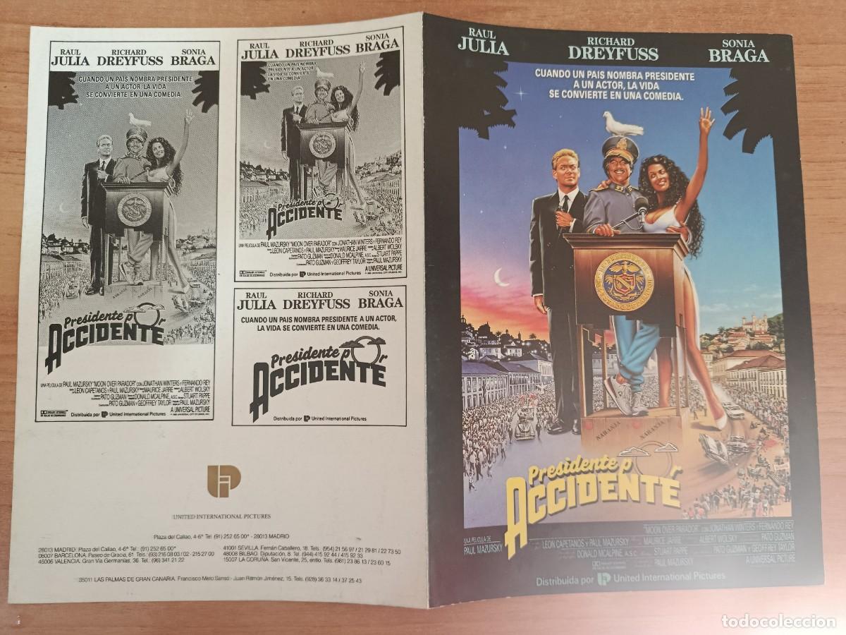 Cine: G34-GUIA DE LA PELICULA --PRESIDENTE POR ACCIDENTE