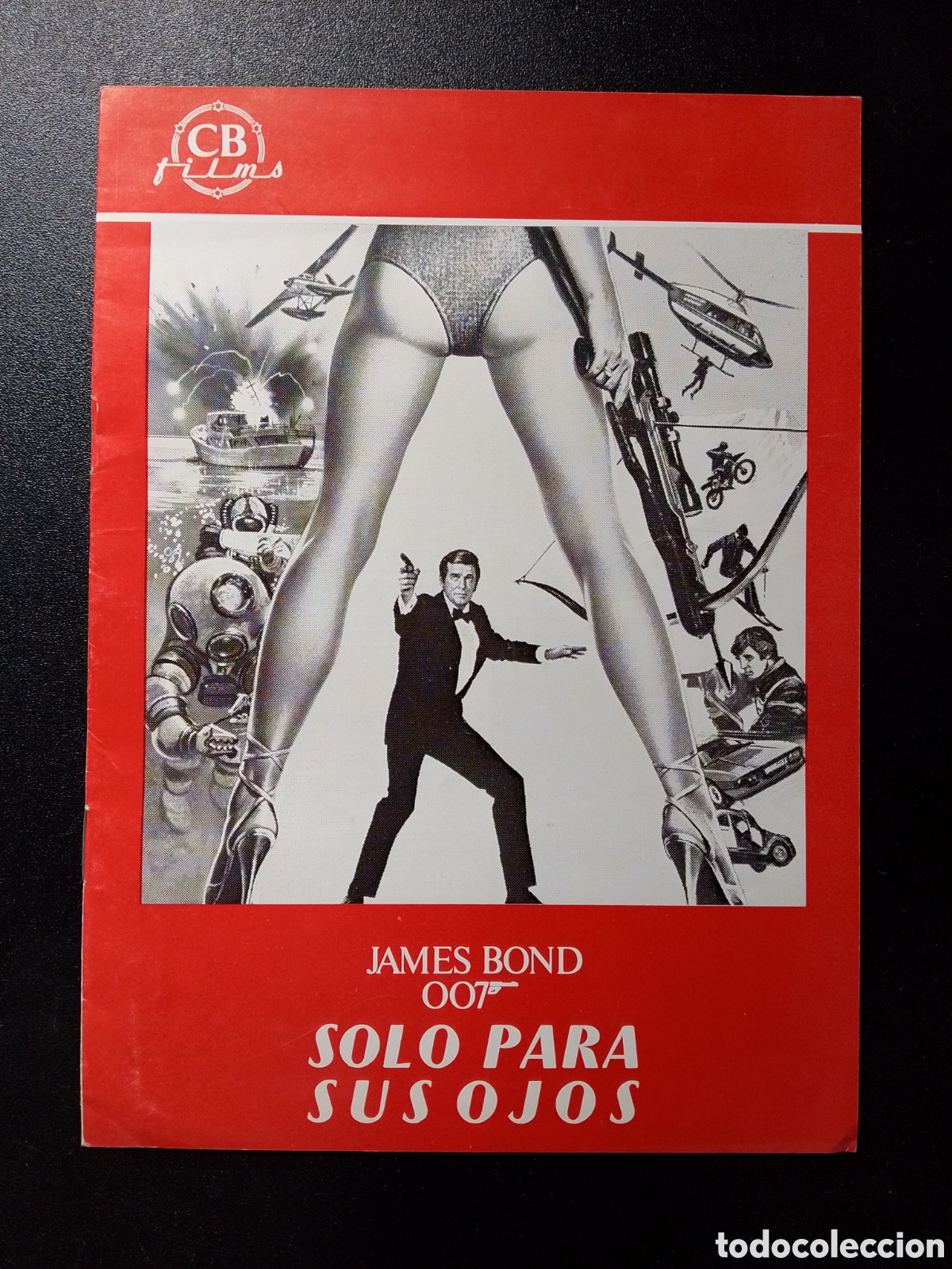 Cine: JAMES BOND 007 SOLO PARA SUS OJOS GUIA DE CINE ORIGINAL CA85