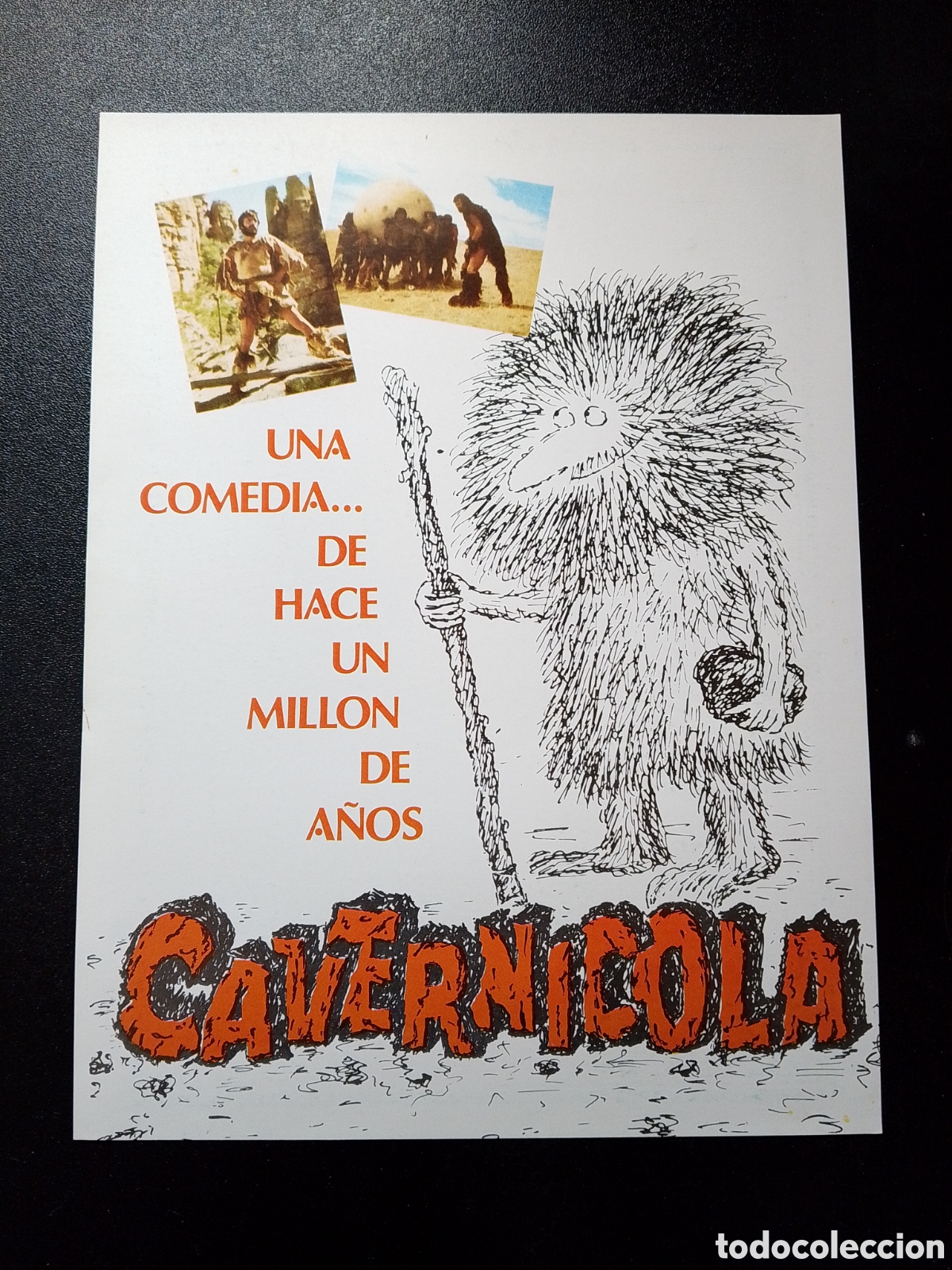 Cine: CAVERNICOLA UNA COMEDIA DE HACE UN MILLON DE A&Ntilde;OS RINGO STAR BARBARA BACH GUIA DE CINE ORIGINAL CA85
