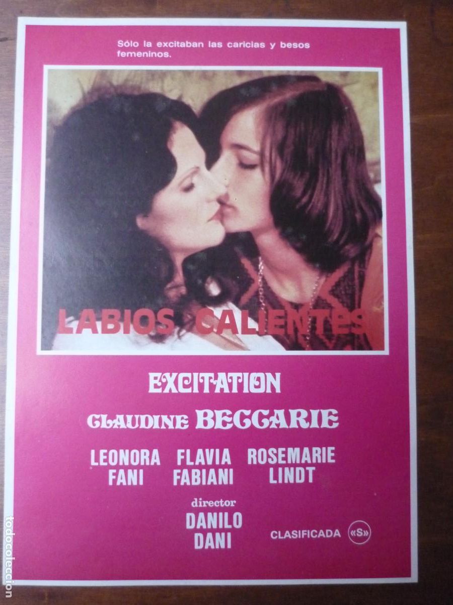 Cine: labios calientes - guia publicitaria original - leonora fani flavia fabiani cine erotico