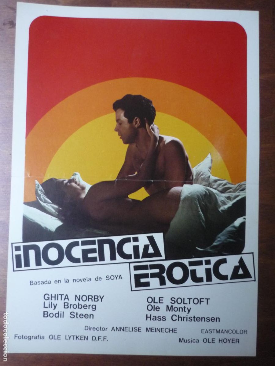 Cine: inocencia erotica - guia publicitaria original - ghita norby lily broberg cine erotico