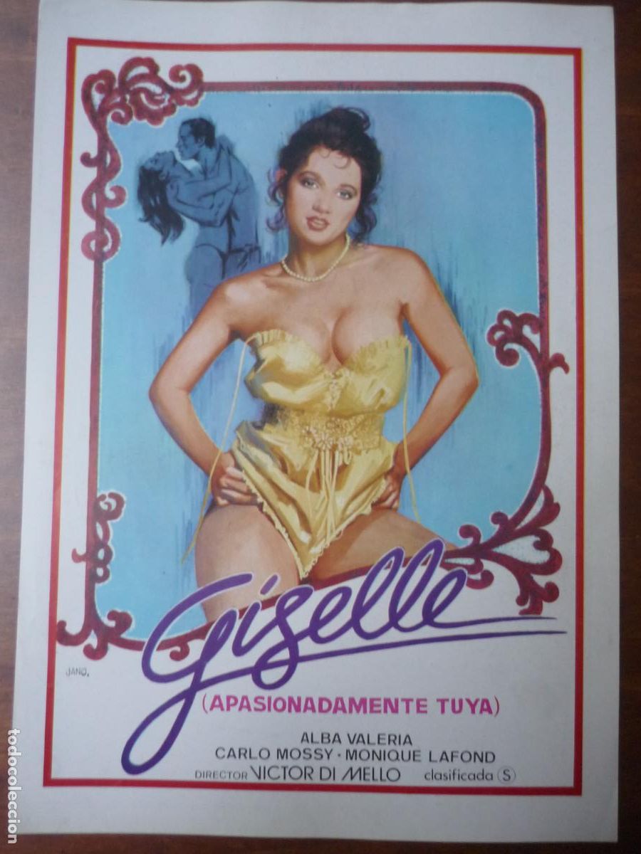 Cine: giselle - guia publicitaria original - alba valeria monique lafond cine erotico clasifiada s