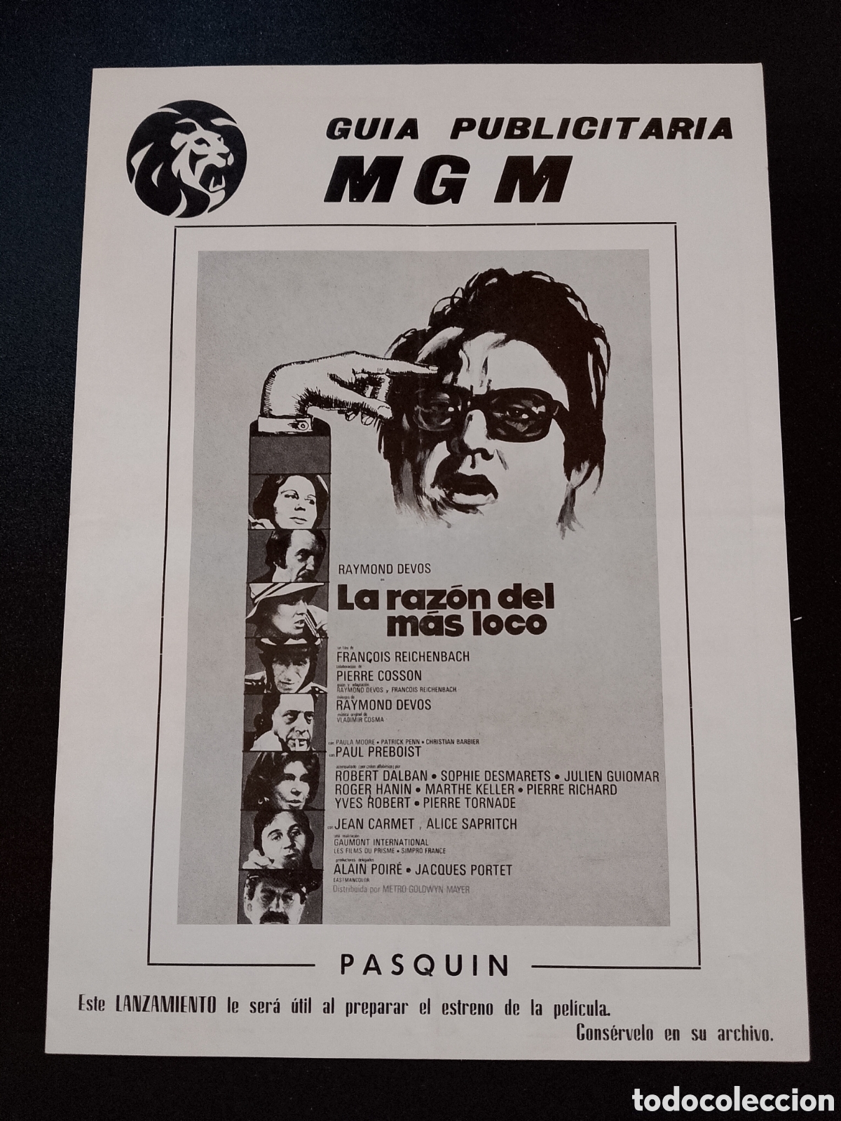 Cine: LA RAZON DEL MAS LOCO RAYMOND DEVOS GUIA DE CINE ORIGINAL CA87