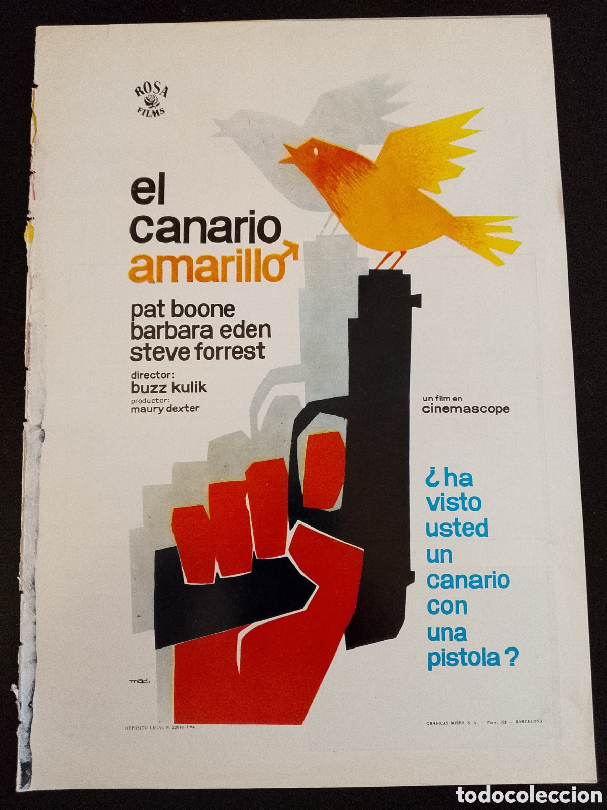 Cine: EL CANARIO AMARILLO GUIA DE CINE ORIGINAL CA87