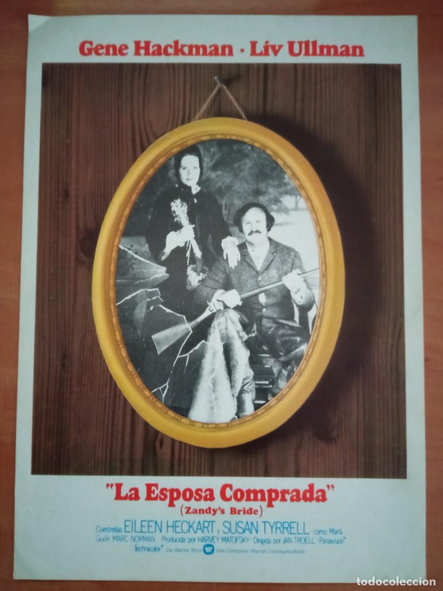 Cine: GU&Iacute;A PUBLICITARIA DE LA PEL&Iacute;CULA LA ESPOSA COMPRADA, GENE HACKMAN, LIV ULLMAN